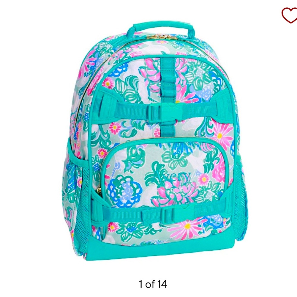 Pottery Barn Lilly Pulitzer bookbag EXCELLENT EXCELLENT CONDITION